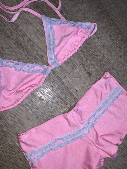 Baby pink pole set - Picture 2 of 3